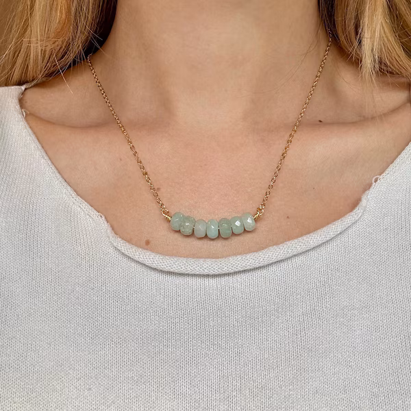 Gold-Filled Gemstone Necklace